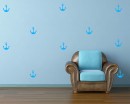Anchor Pattern Wall Sticker